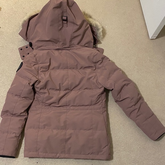 Rare authentic Canada Goose Chelsea Parka Twilight Mauve - Black Disc 2XS - Picture 10 of 10